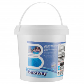 Дезинфектор Bestway в гранулах для ударной обработки воды 1 кг, DB1GBW